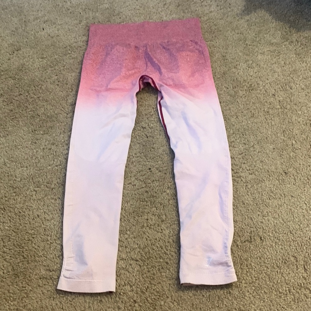 Gymshark pink ombré leggings